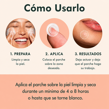 3 packs de parches para acné (120 unidades)